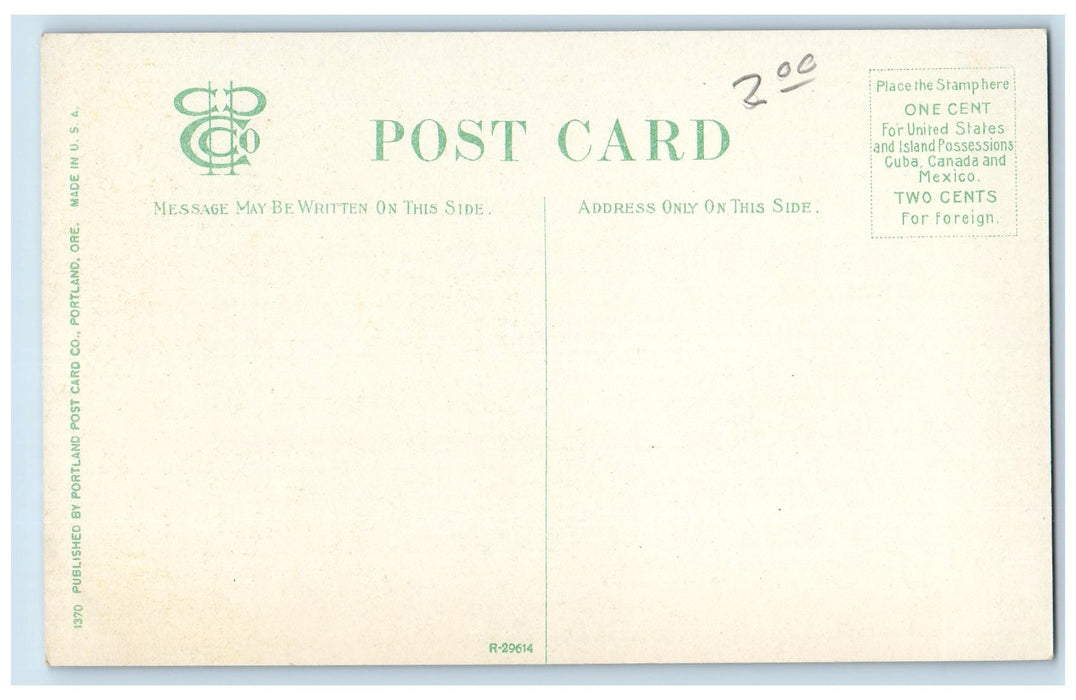 c1950 Big Timbers Ready For The Saw Mills Loggers Lumber Wood Oregon OR Postcard