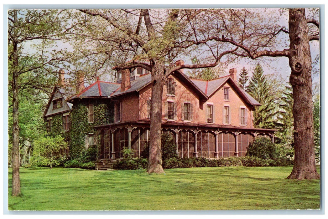 c1960s The Rutherford B. Hayes Residence Spiegel Grove Fremont Ohio OH Postcard