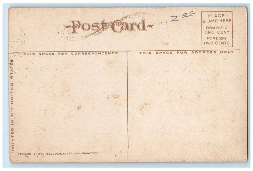 c1910s Fort Canby Lighthouse Mouth Of Columbia River Oregon OR Unposted Postcard