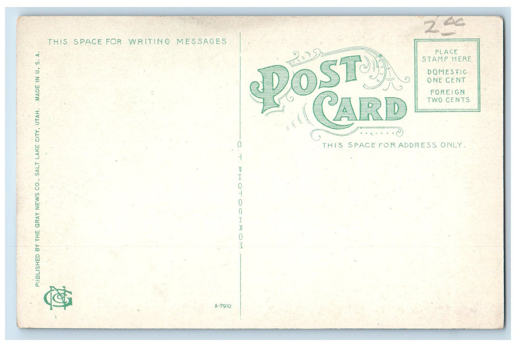 c1910s Shipping Scene Columbia River Portland Oregon OR Unposted Boats Postcard