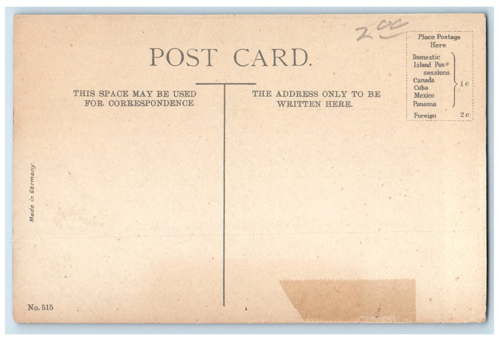 c1910s Third Street Shops Trolley Scene Portland Oregon OR Unposted Postcard