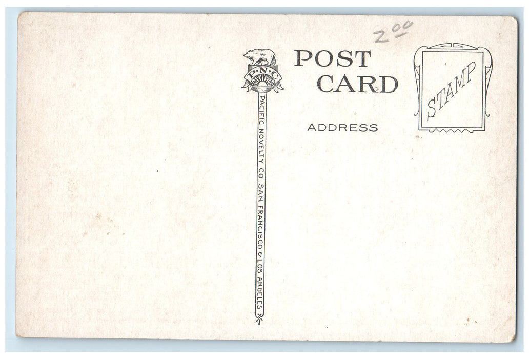 c1920's Spokane Portland Seattle Railway Columbia River Bridge Train Postcard