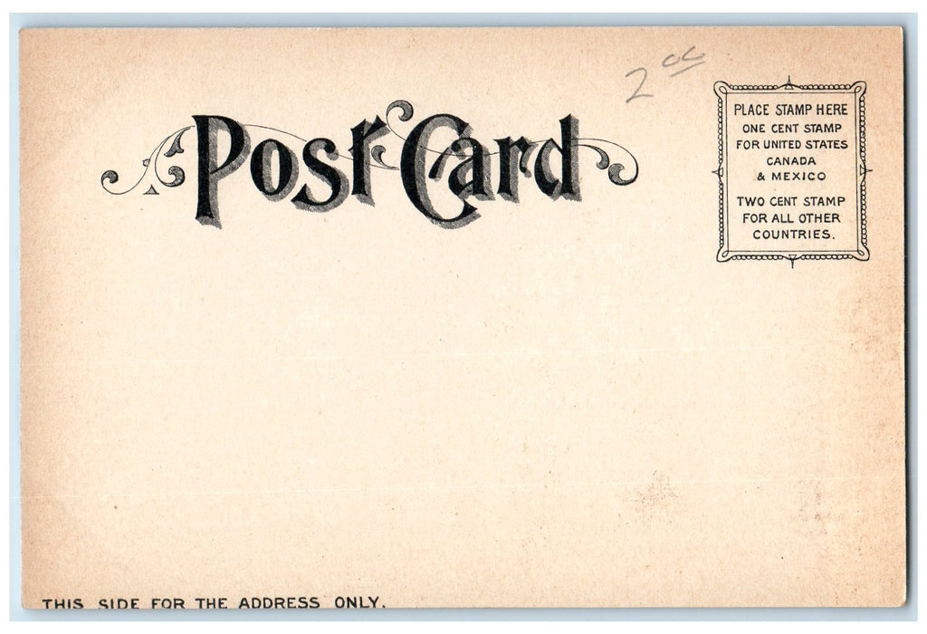 c1905s Colonade Entrance People Flags Scene Portland Oregon OR Unposted Postcard