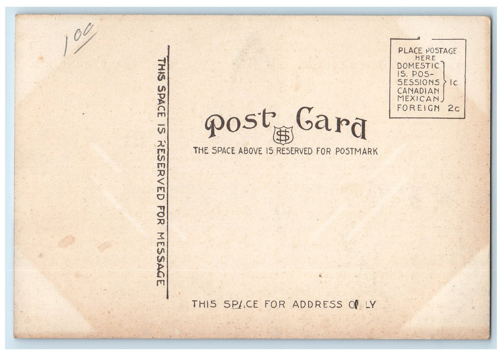 c1910s First Presbyterian Church Exterior View Grand Island Nebraska NE Postcard