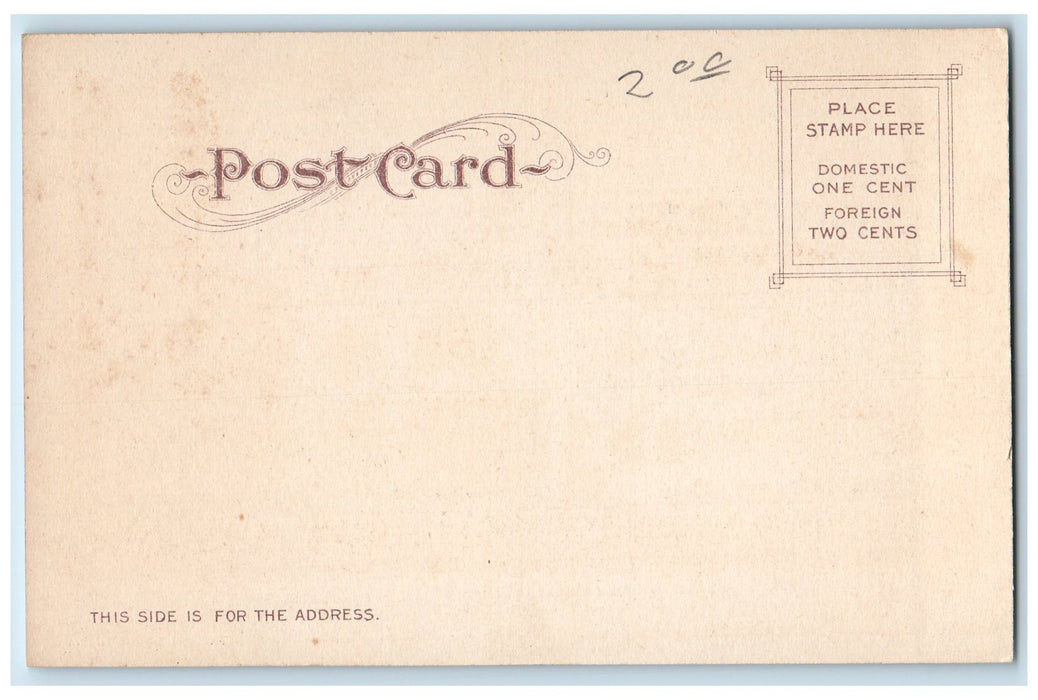 c1905 Spokane's Great Restaurant Daven's Port Building Tower Spokane WA Postcard