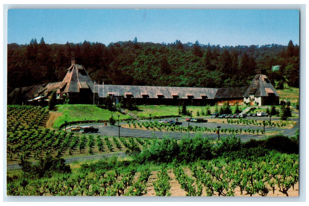 c1960's Picturesque Souverain Winery Scene Independence California CA Postcard