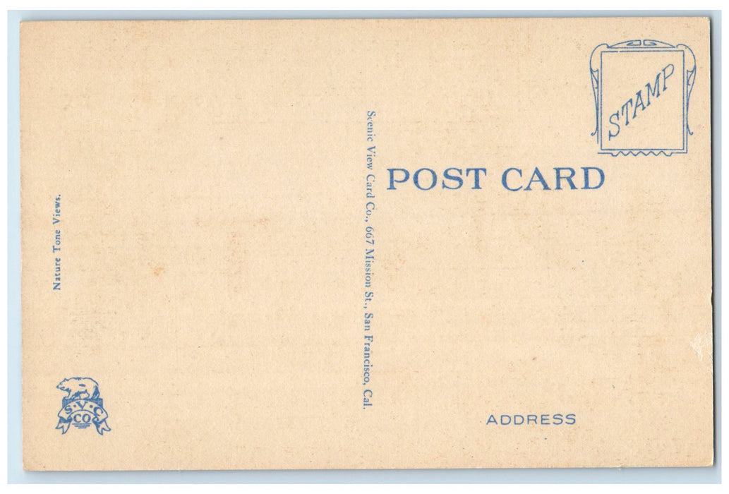 c1940s Cal-Neva Lodge Exterior Roadside Lake Tahoe California CA Cars Postcard