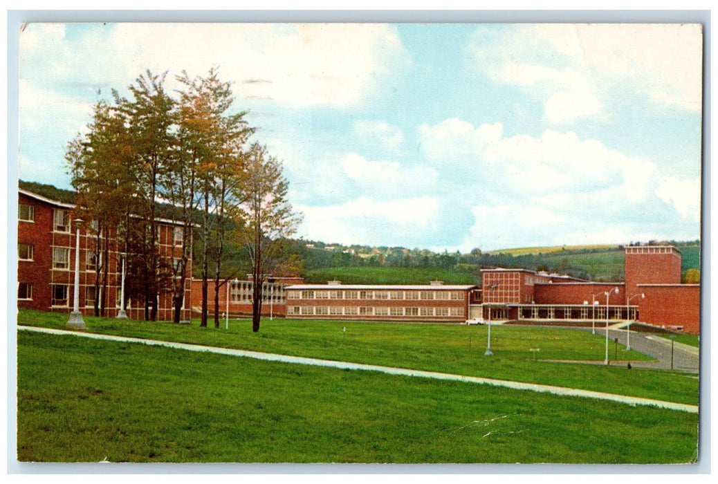 1964 Harpur College Gymansium State University New York Binghamton NY Postcard