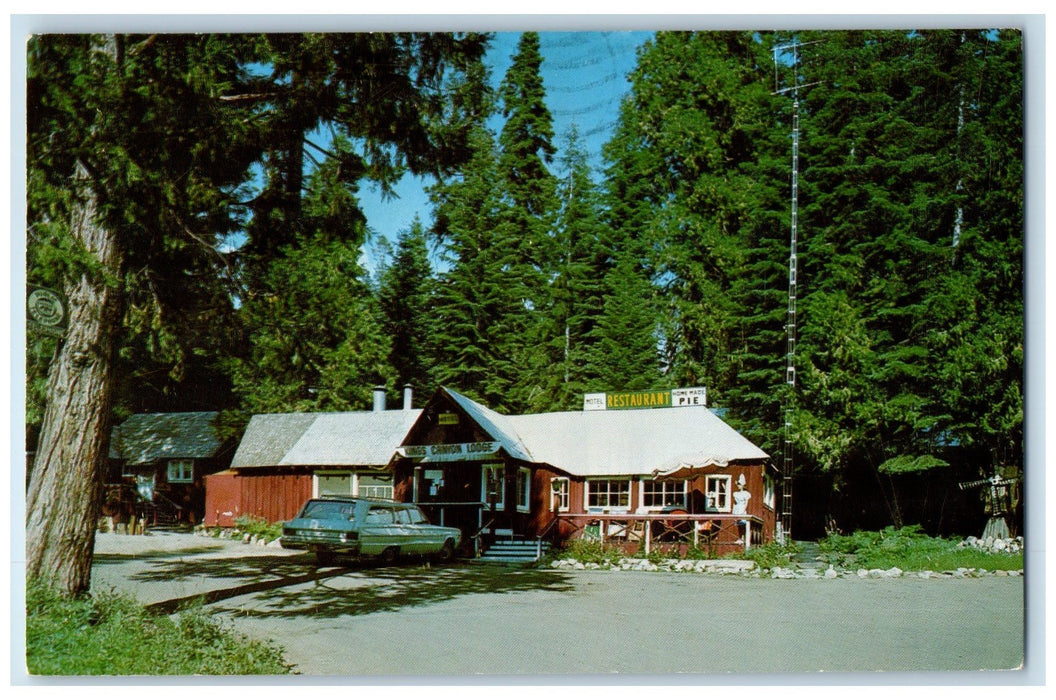 1965 King Canyon Lodge Kings Canyon National Park Fresno California CA Postcard