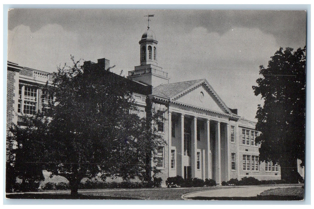 c1920s Central School District Washingtonville New York NY Posted Trees Postcard