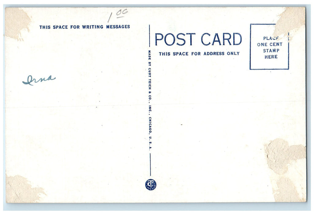 c1920s Elks Club Exterior Roadside Scene Fremont Nebraska NE Unposted Postcard