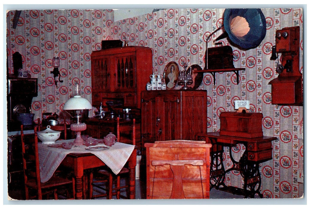 c1950's Harold Wrap Pioneer Village Stove Reservoir Minden Nebraska NE Postcard