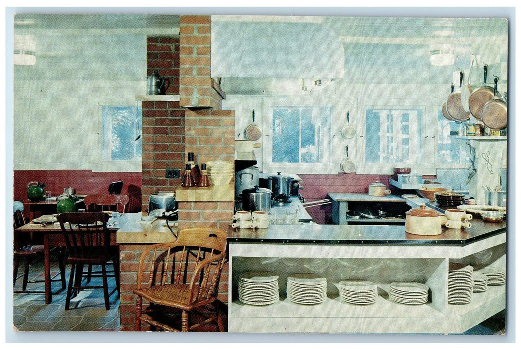 c1950's The Tavern Restaurant Kitchen Utensils At Grafton Vermont VT Postcard