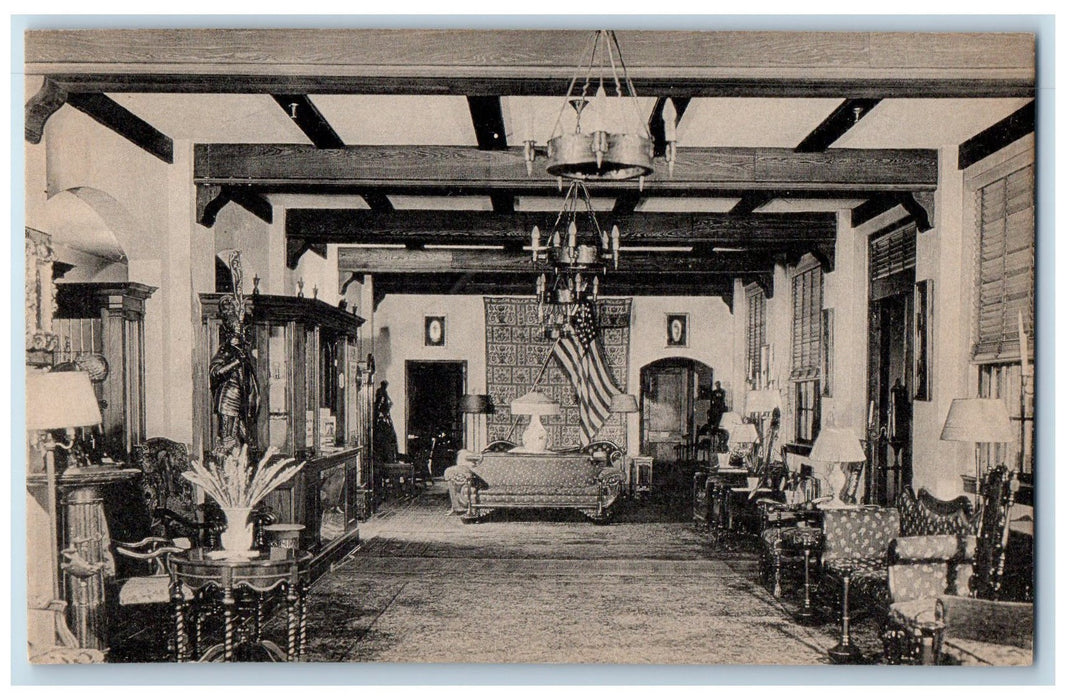 c1950's Interior Of Montrose Inn Restaurant Montrose Pennsylvania PA Postcard