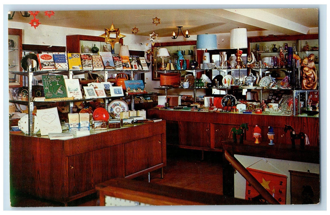 c1950 Trapp Family Gift Shop & Coffee House Restaurant Stowe Vermont VT Postcard