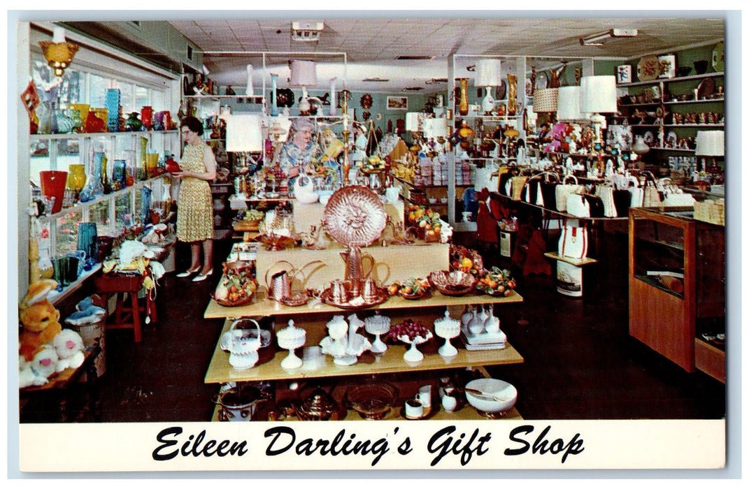 c1920's Eileen Darling's Gift Shop Restaurant & Lounge Providence RI Postcard