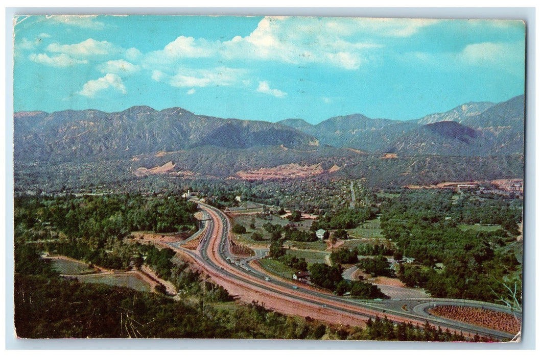 1961 La Canada Foothill Boulevard Flintridge Pasadena California CA Postcard