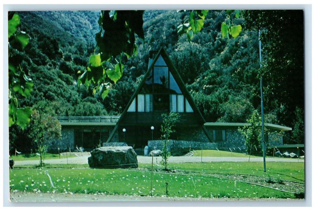 c1950 Canyon Meadows Fellowship Center Lodge Lake Hughes California CA Postcard