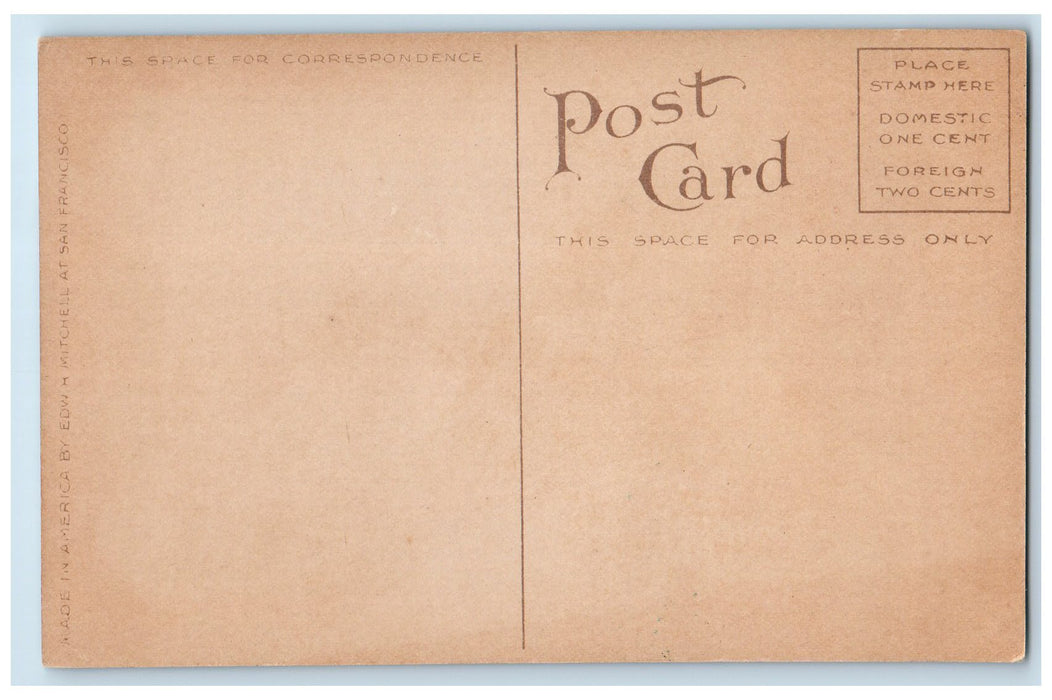 c1950's Loop Tunnels 14 & 15 Shasta Route SP Railroad Hills Grove CA Postcard