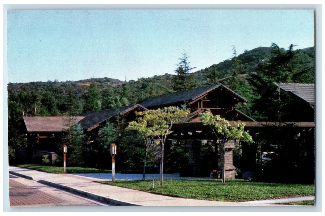 1986 Education Exhibition San Rafael Hills La Canada Flintridge View CA Postcard
