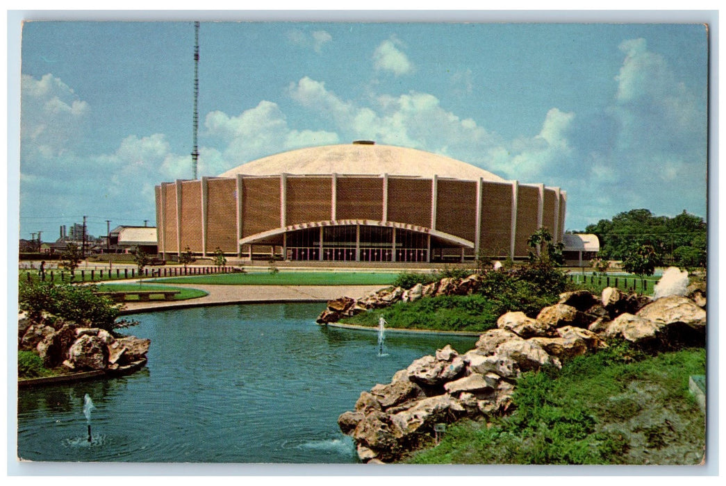 c1960s Florida's New Coliseum & Plaza Jacksonville Florida FL Unposted Postcard