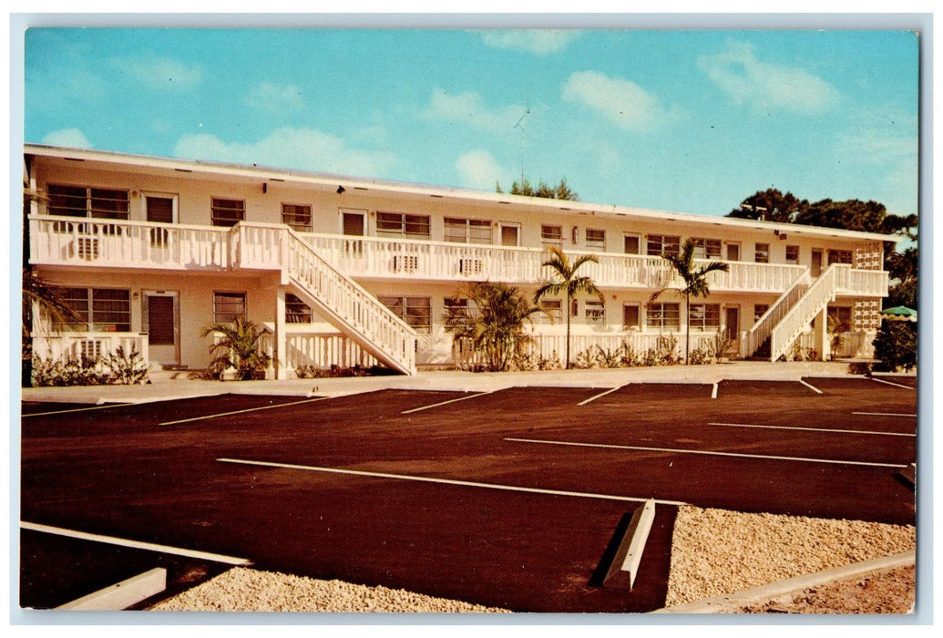 c1960s Mecca Apartments & Motel Rooms Lake Worth Florida FL Unposted Postcard