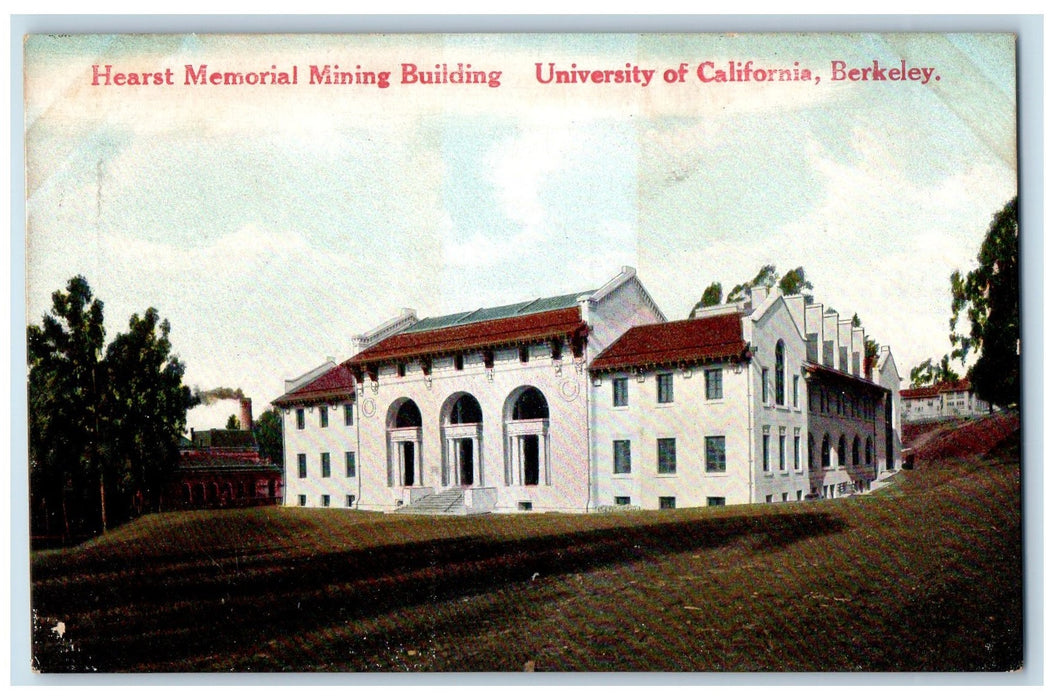 c1940's Hearst Memorial Mining Bldg. Scene University Of CA Berkeley CA Postcard