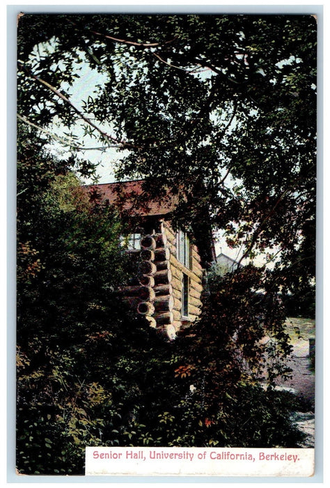 c1940's Senior Hall University Scene University Of CA Berkeley CA Trees Postcard