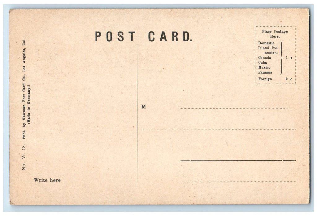 c1940's General View Of Camp University Of California Berkeley CA Trees Postcard