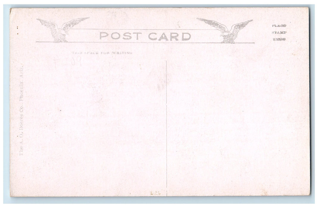 c1940's Pumping Plant At Clear Creek Stack Building Winslow Arizona AR Postcard