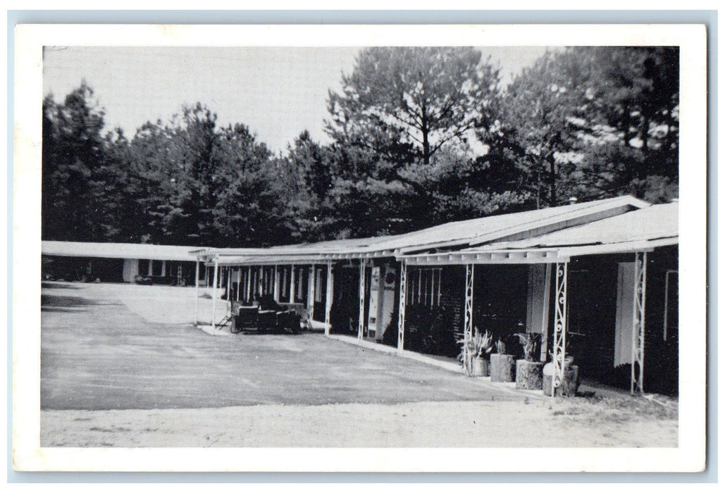 c1920's Reid Motel Restaurant Cottages Groves Greenville Alabama AL Postcard