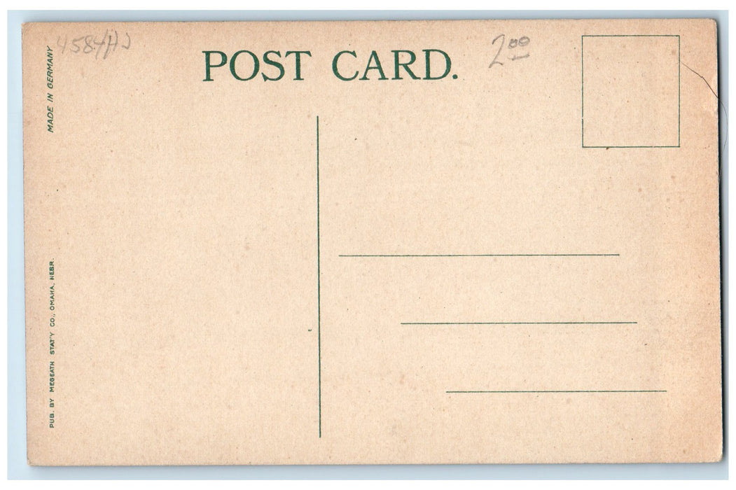 c1910's Sixteenth & Farnum Looking North Omaha Nebraska NE Unposted Postcard