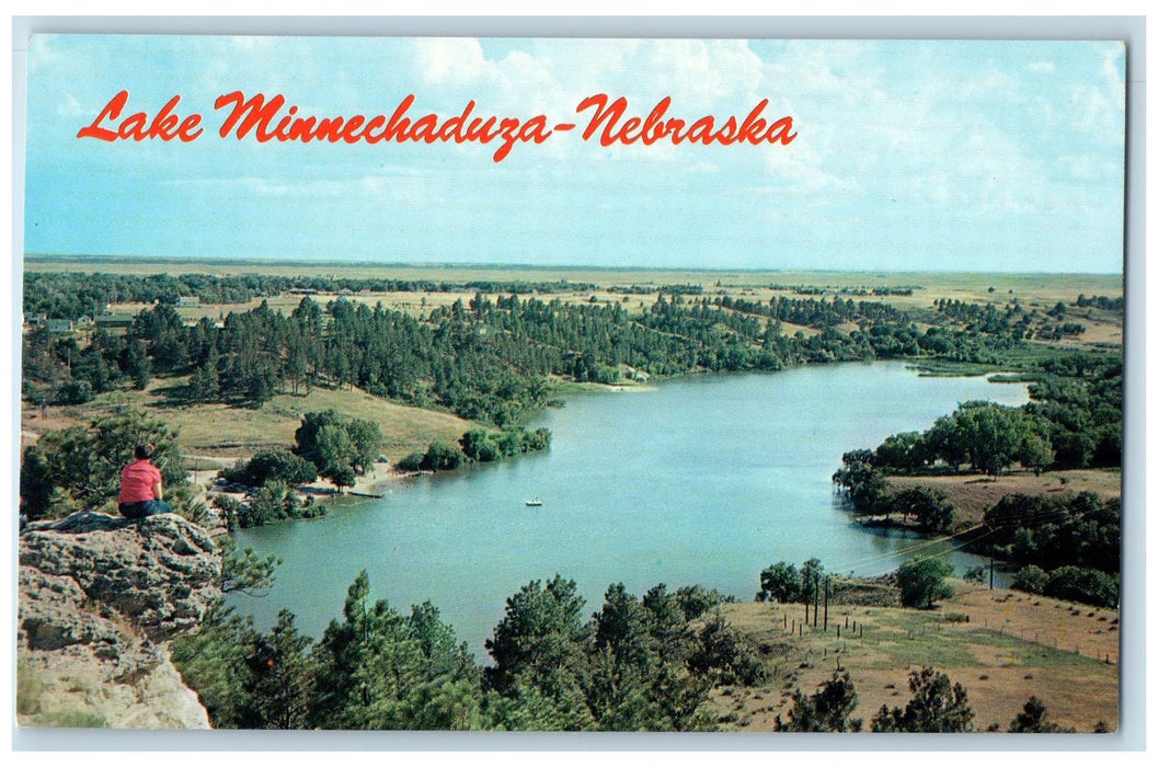 c1960's Lake Minnechaduza Cliff Valentine Nebraska NE Unposted Vintage Postcard