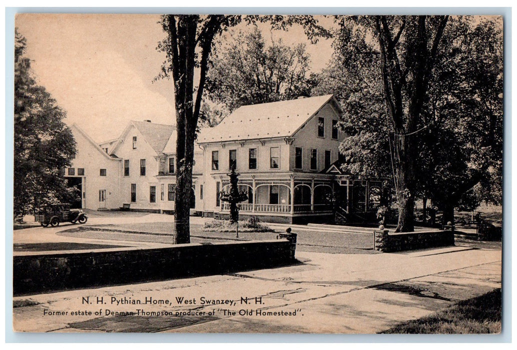 c1940s N.H. Pythian Home West Swanzey New Hampshire NH Old Homestead Postcard