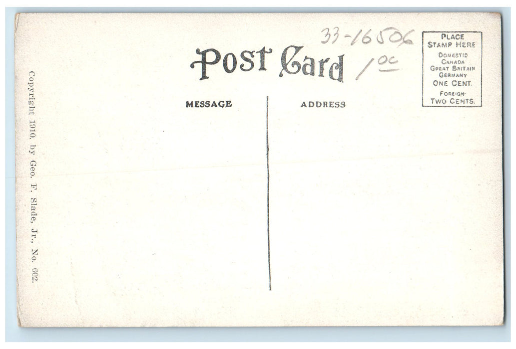 c1920's The Bay At Lakeside Lake Sunapee New Hampshire NH Unposted Tree Postcard