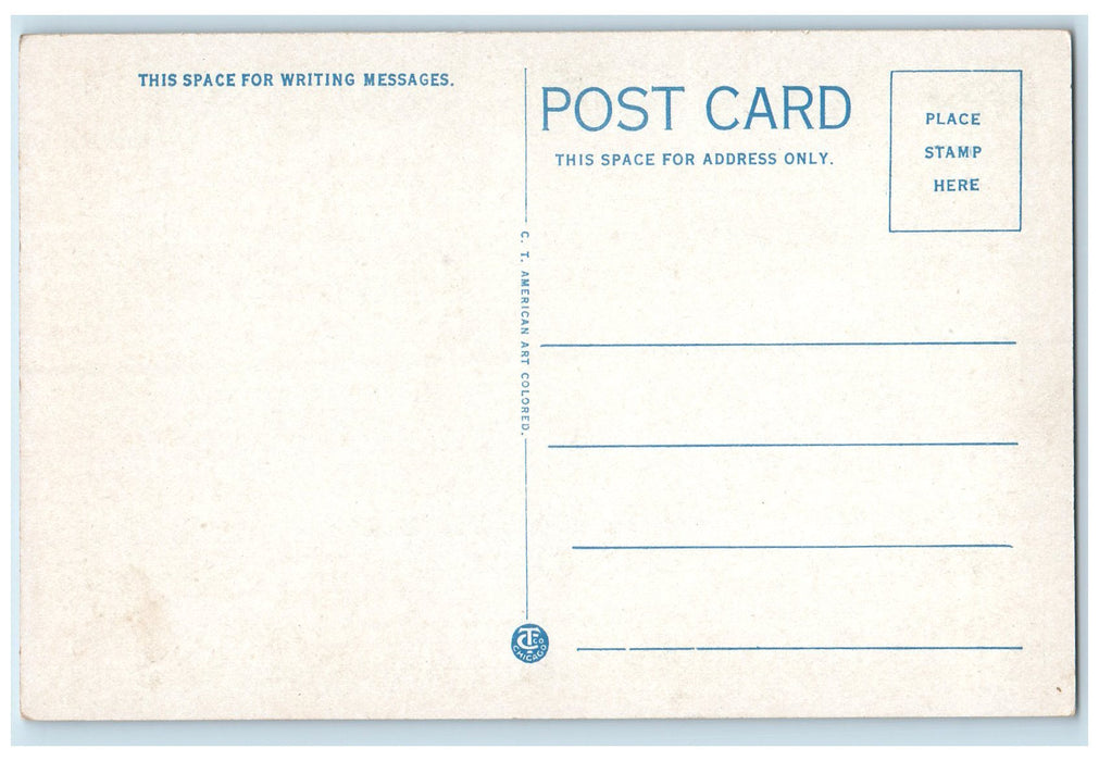 c1940's View In Broad Street Park Claremont New Hampshire NH Unposted Postcard