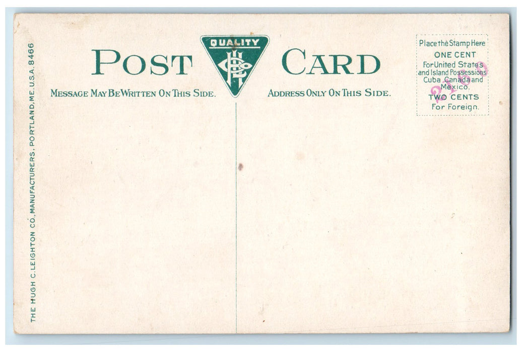 c1920s Ben Mere Exterior Boats Scene Sunapee New Hampshire NH Unposted Postcard