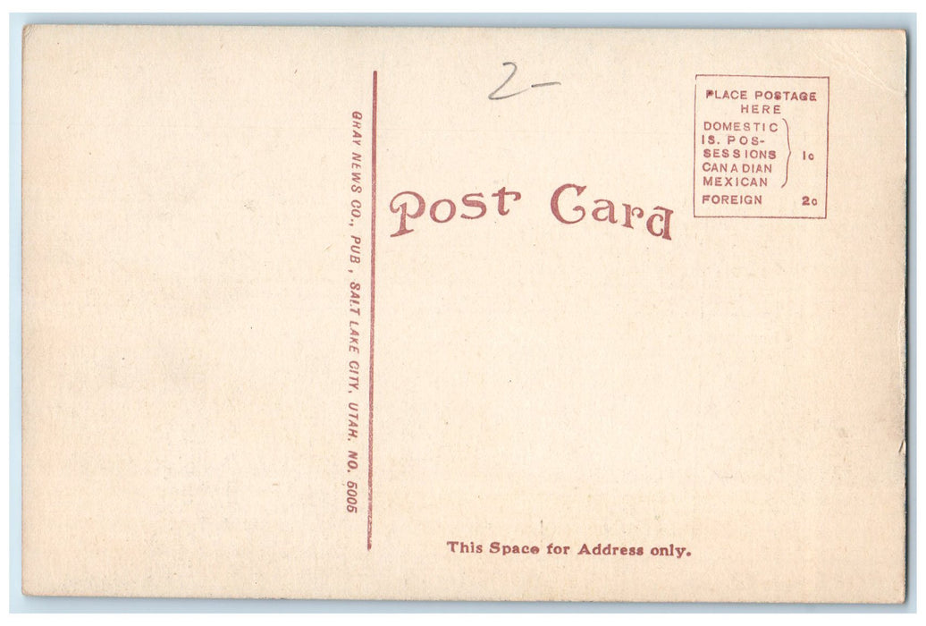 c1920's Donner Lake California On The South Pacific Railroad CA Trees Postcard