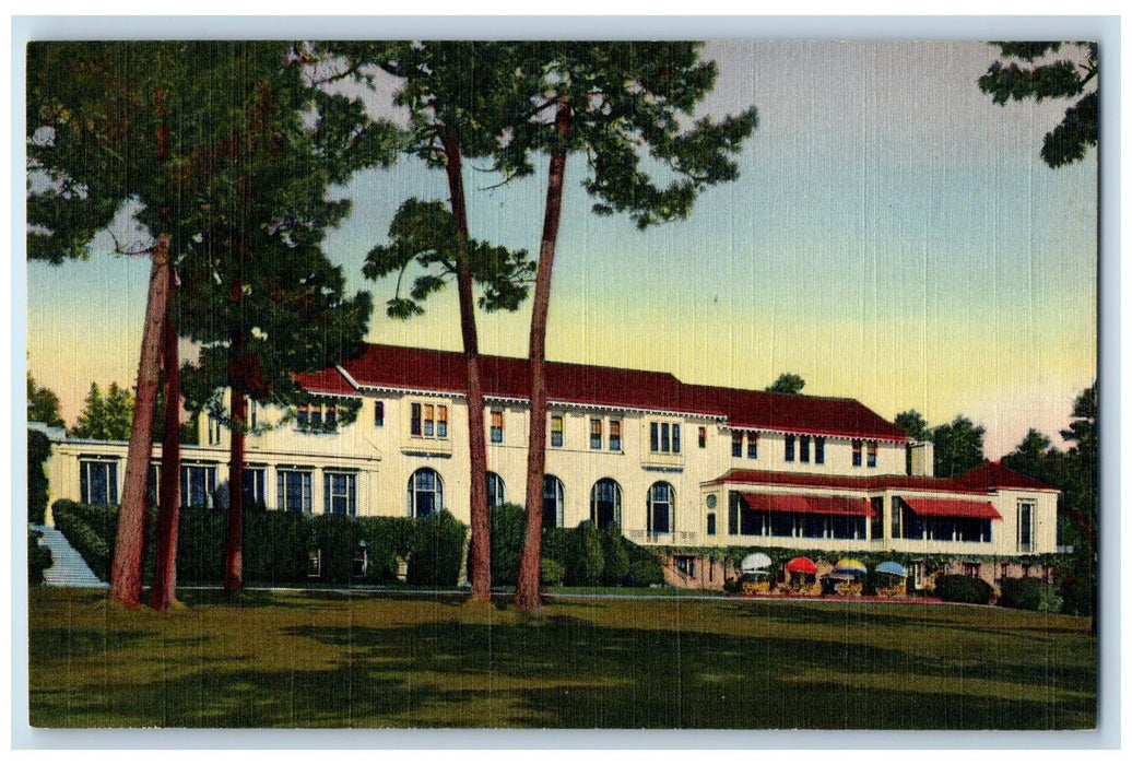c1940s Del Monte Lodge Exterior Pebble Beach California CA Unposted  Postcard