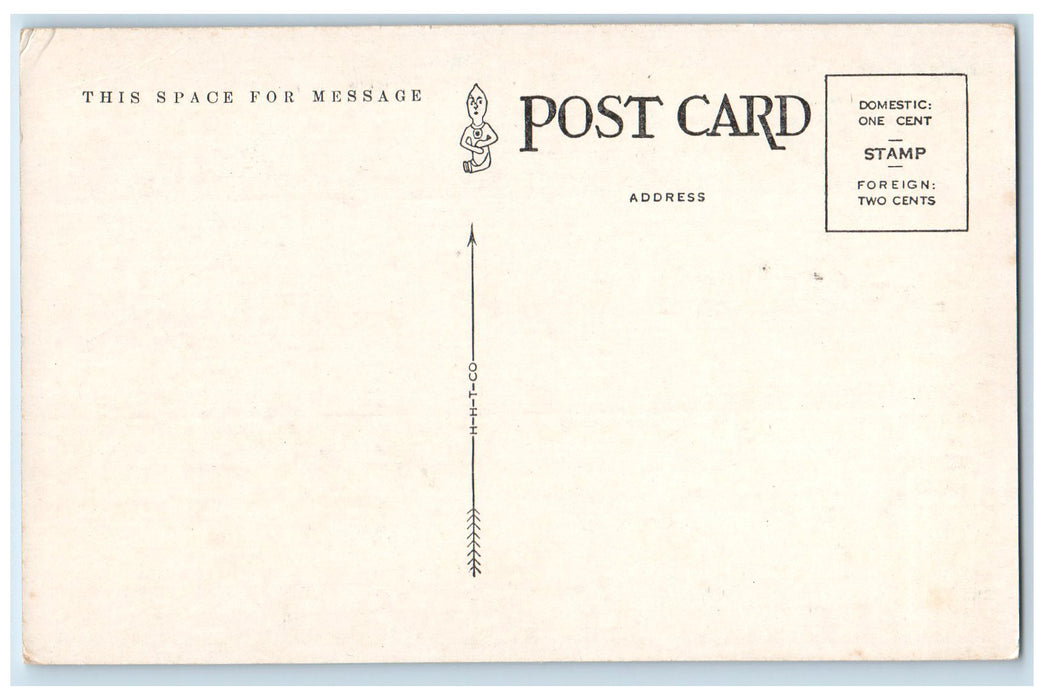 c1920s Scottish Rite Shrine Building Scene Pueblo Colorado CO Unposted Postcard