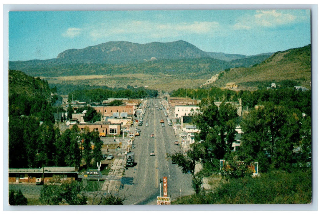 c1960s Elk Mountain Highway Scene Steamboat Springs Colorado CO Posted Postcard