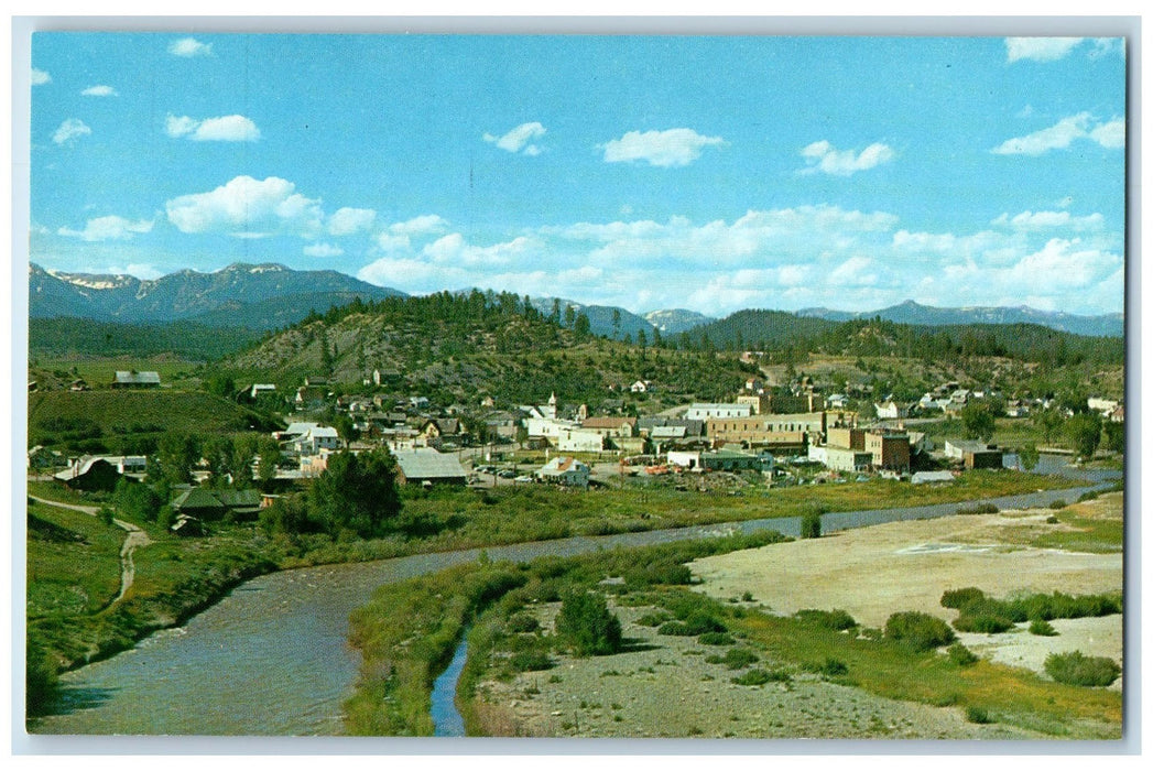 c1960s Pagosa Springs Recreational And Hunting Center Colorado CO Trees Postcard