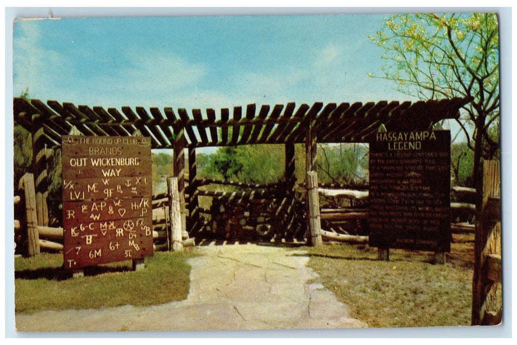 c1960s The Famous Wishing Well Wickenburg Arizona AZ Unposted Vintage Postcard