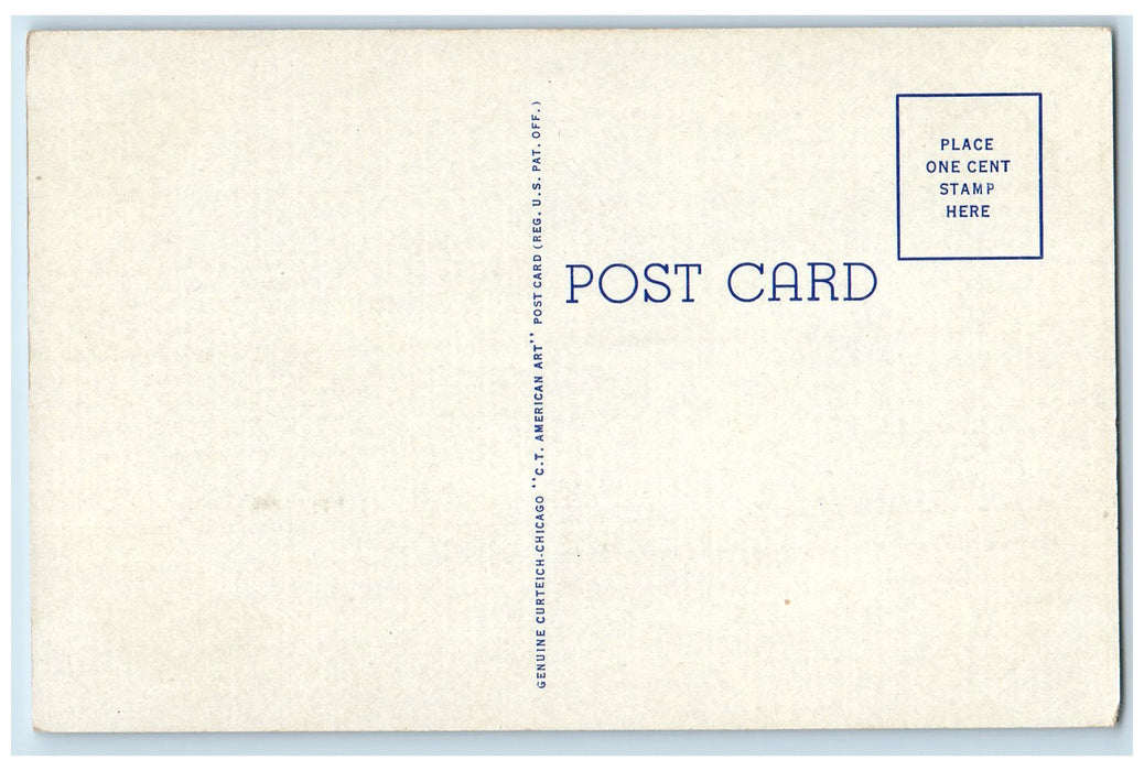 c1940's Library Kansas State Teachers College Scene Pittsburg Kansas KS Postcard