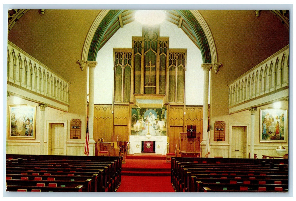 c1950's Christ Evangelical Lutheran Church Building Buffalo New York NY Postcard