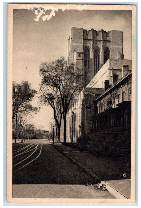 1953 Yale University Payne Whitney Gymnasium New Haven Connecticut CT Postcard