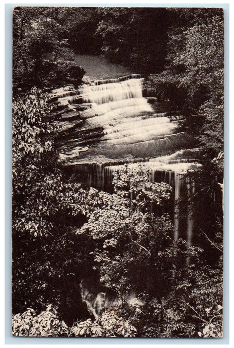 c1950 Clifty Falls State Park Cascades Form Jefferson County Indiana IN Postcard