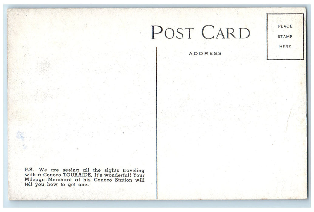 c1950 Observation Tower Washington Park Stairs Michigan City Indiana IN Postcard