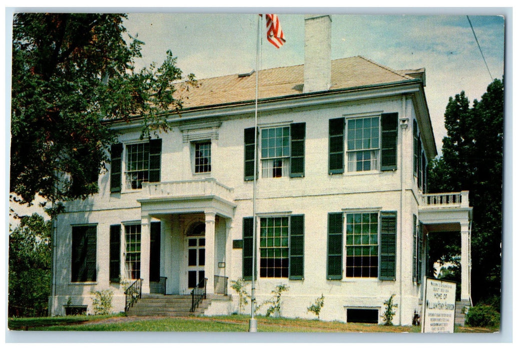 c1950 Grouseland Vincennes Home Of Governor Harrison Stairs Indiana IN Postcard