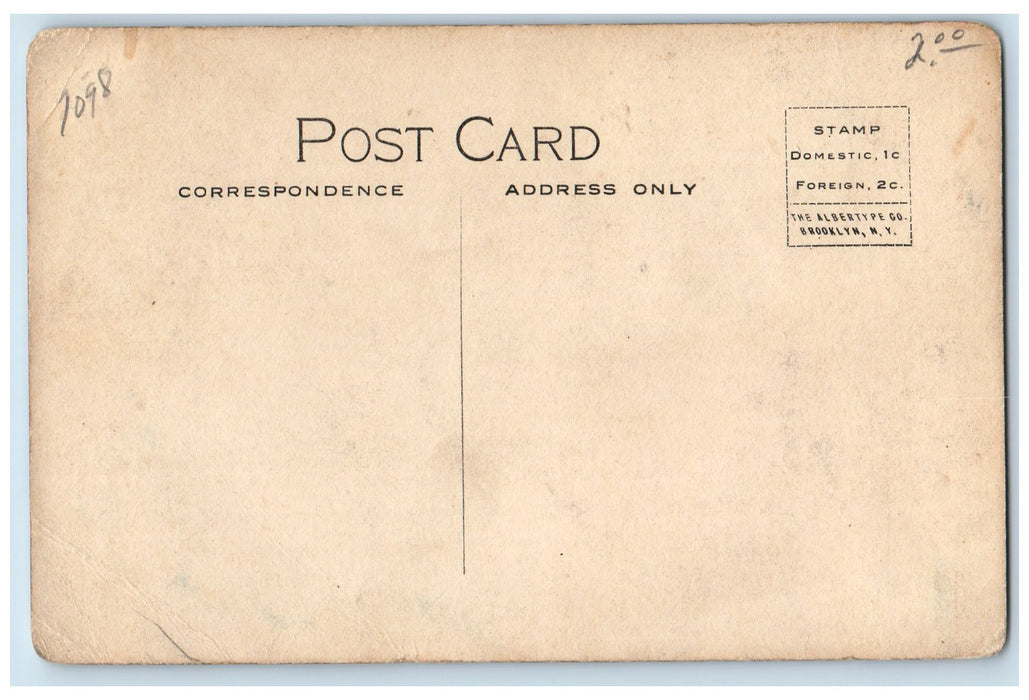 c1920's Building Used by First Indiana Legislature Vincennes Indiana IN Postcard